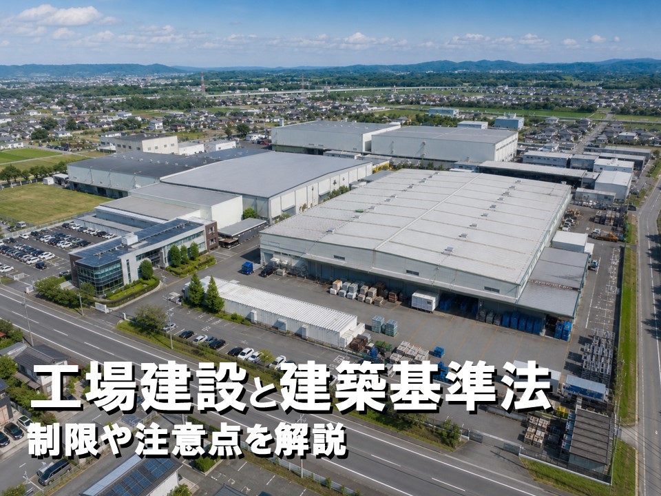 工場建設と建築基準法|建築主が押さえるべき制限や注意点